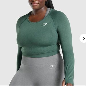 BRAND NEW GYMSHARK Vital 2.0 long sleeve crop top